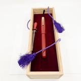 Pilot Namiki Emperor Red Urushi Fountain Pen -  Broad 21 kt Gold Nib - Circa 1996
