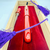 Pilot Namiki Emperor Red Urushi Fountain Pen -  Broad 21 kt Gold Nib - Circa 1996