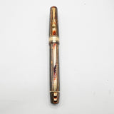 OMAS Paragon Exquisite Bronze Arco Celluloid  Senior Size Rollerball Circa 1990's