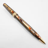 OMAS Paragon Exquisite Bronze Arco Celluloid  Senior Size Rollerball Circa 1990's
