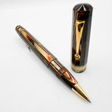 OMAS Paragon Exquisite Bronze Arco Celluloid  Senior Size Rollerball Circa 1990's