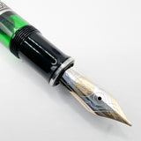 Pelikan M910 Toledo Sterling Silver Fountain Pen - Semi-Flex Medium 18kt Gold Nib