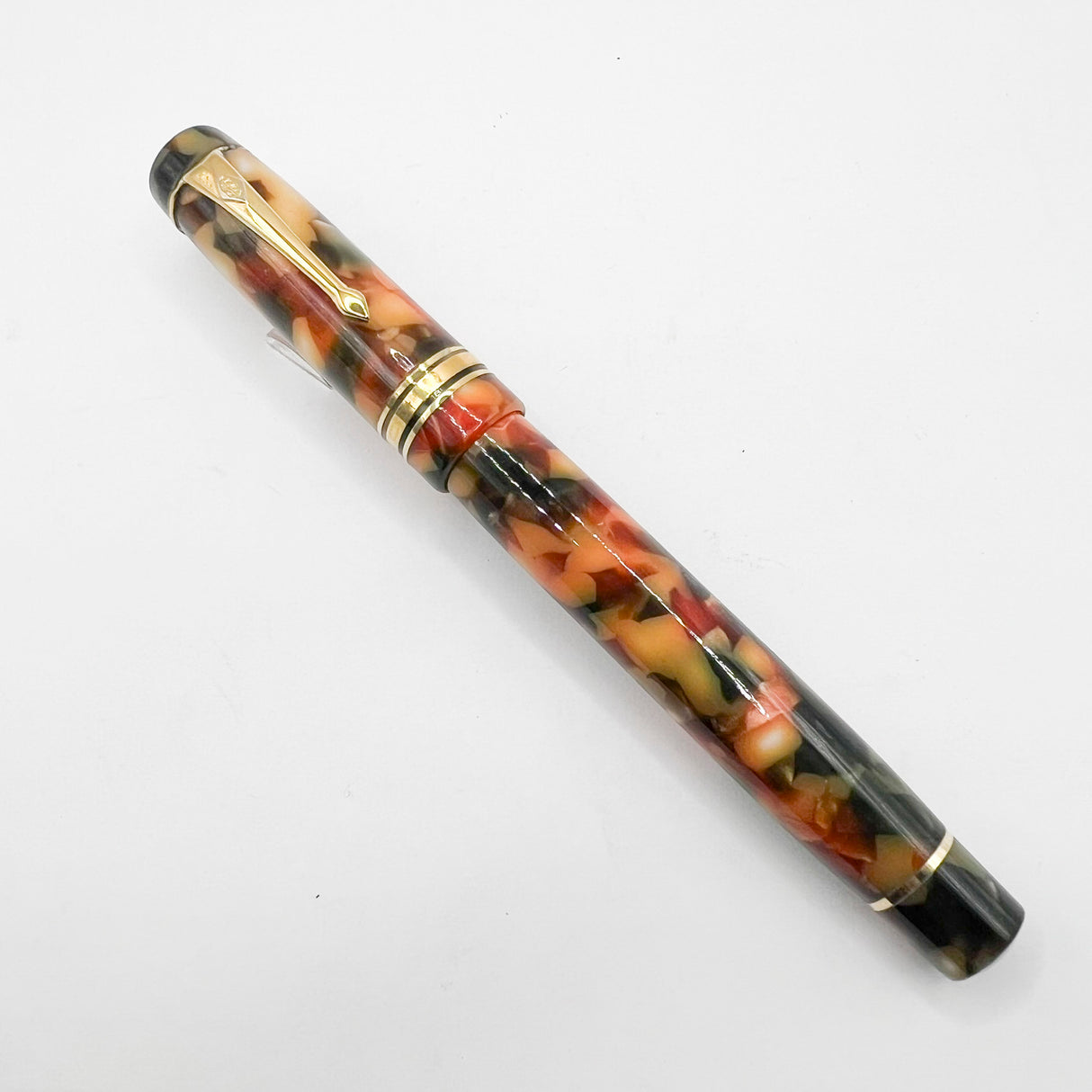 Conway Stewart Belliver Multi-Colored Fountain Pen - Flexible Fine Pave 18kt Gold Nib