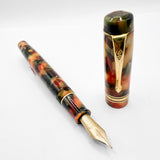 Conway Stewart Belliver Multi-Colored Fountain Pen - Flexible Fine Pave 18kt Gold Nib