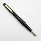Cartier Diabolo Black Resin Fountain Pen - Medium 18kt Gold Nib