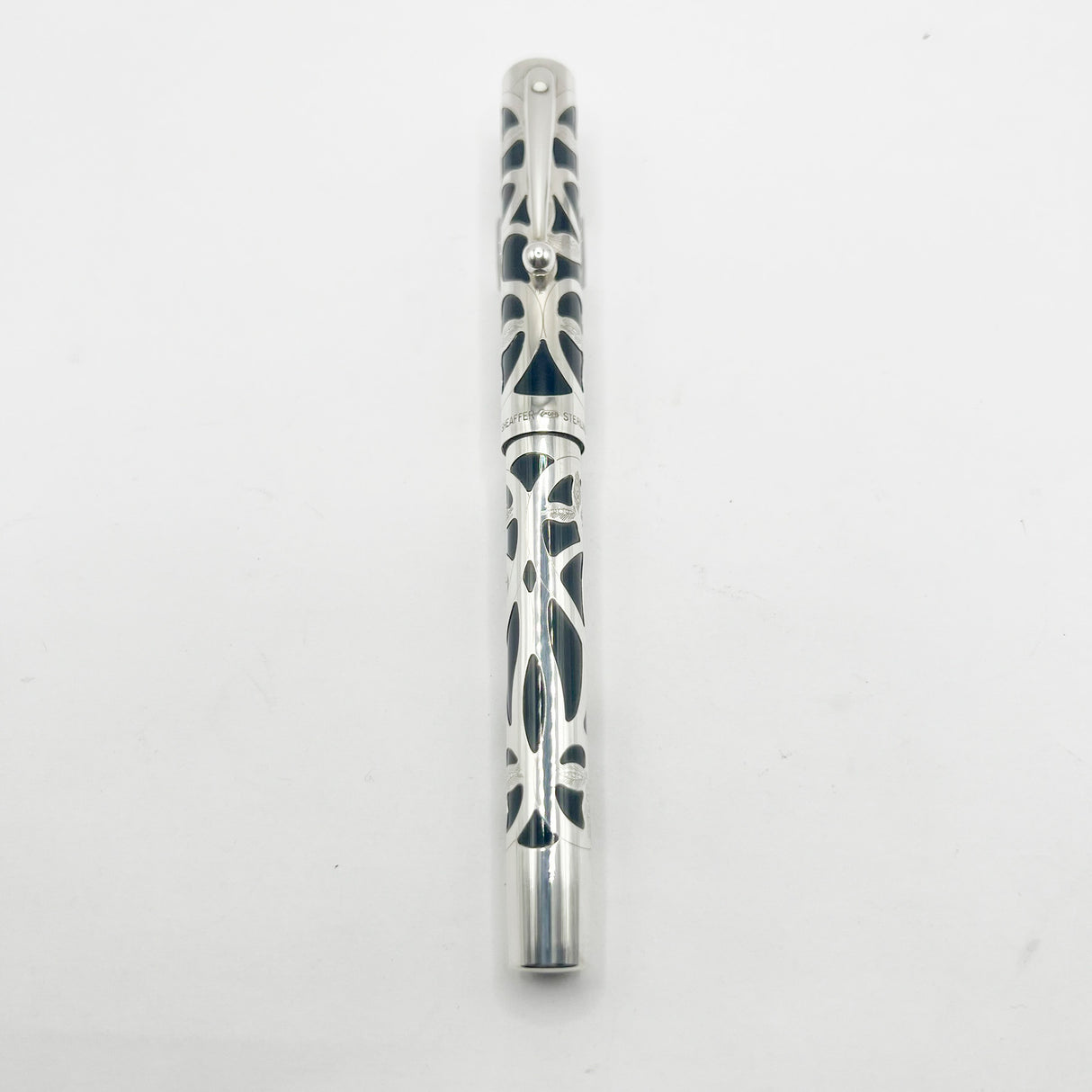 Sheaffer Nostalgia Sterling Silver Filigree Fountain Pen - Flexible Fine 18kt Gold Nib