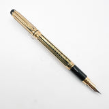 Waterman Night & Day Gold-Plated Fountain Pen - Medium 18kt Gold Nib