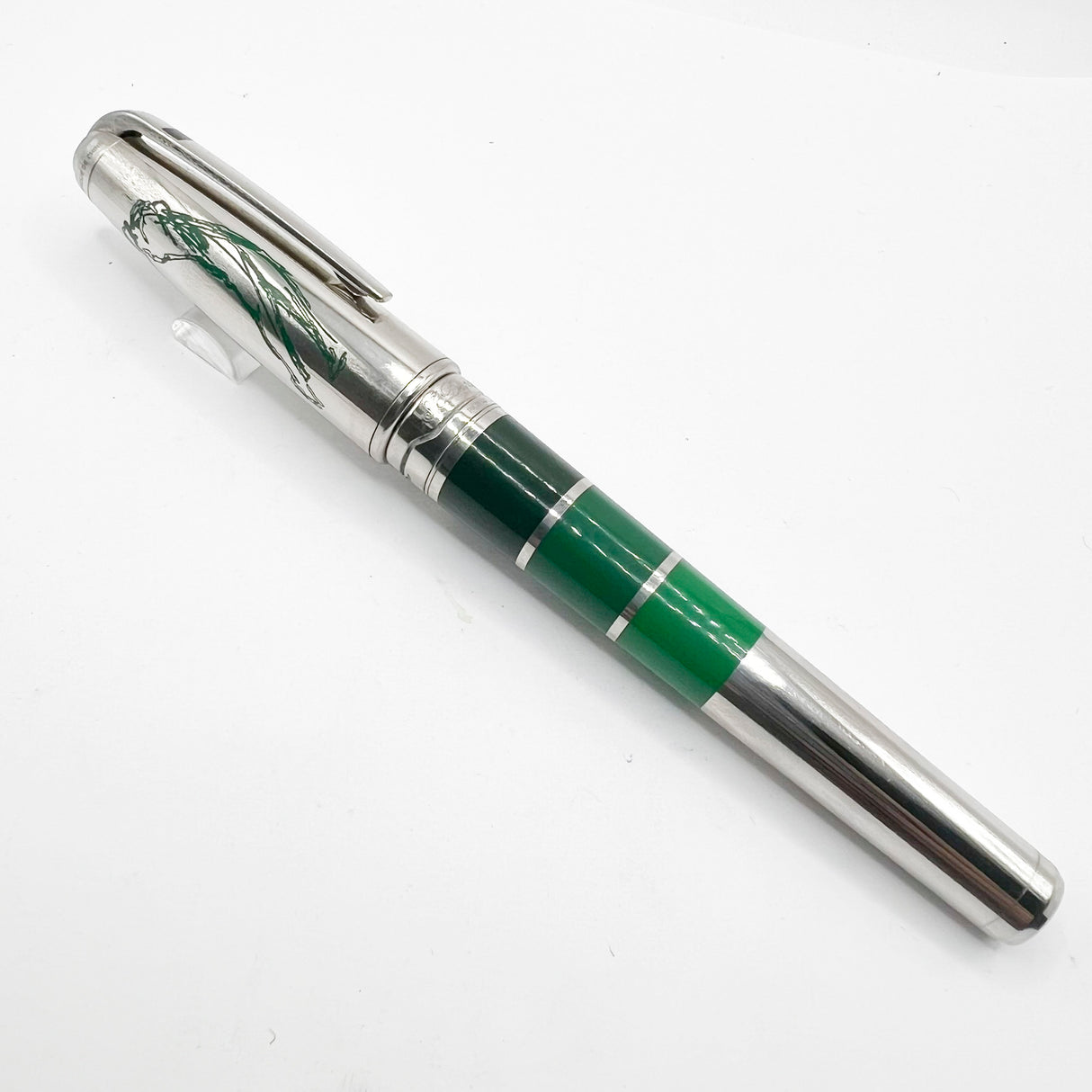 S.T. Dupont Leroy Neiman Limited Edition Golf Motif Fountain Pen - Medium 18kt Gold Nib