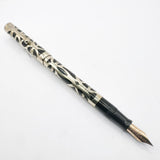Sheaffer Nostalgia SOLID 14KT GOLD Filigree Fountain Pen -  Fine 18kt Gold Nib