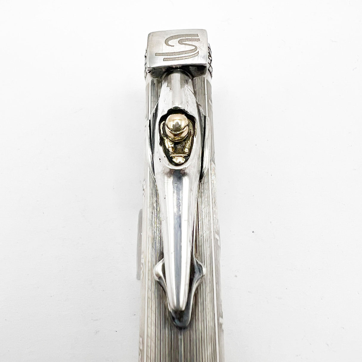 Montegrappa Ayrton Senna Limited Edition Sterling Silver Fountain Pen - Medium 18kt Gold Nib - A RARE Fountain Pen!
