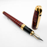 S.T. Dupont Orpheo Vertigo Largest Size Fountain Pen - Medium 18kt Gold Nib