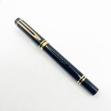 Waterman Man 100 Black Fountain Pen - Fine 18kt Gold Nib