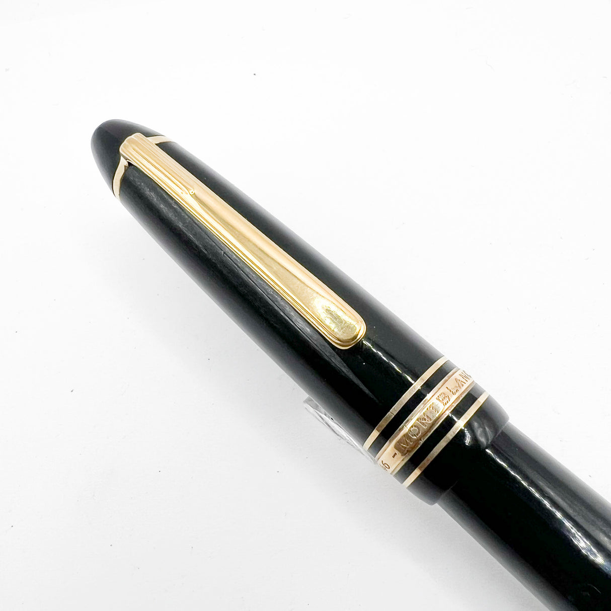 Montblanc Meisterstuck Black Resin #146 LeGrand Fountain Pen -   Semi-Flex Extra Fine 14kt Gold Nib