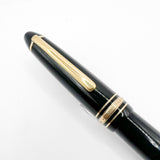 Montblanc Meisterstuck Black Resin #146 LeGrand Fountain Pen -   Semi-Flex Extra Fine 14kt Gold Nib