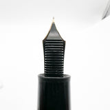 Montblanc Meisterstuck Black Resin #146 LeGrand Fountain Pen -   Semi-Flex Extra Fine 14kt Gold Nib