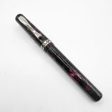 Visconti Marbled Burgundy Kaleido Fountain Pen - Medium 18kt Gold Nib