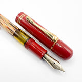 Pelikan M101N Special Edition Red Tortoiseshell Fountain Pen - Medium 14kt Gold Nib