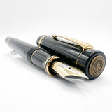 Parker “George Bush” 1989 Inaugural Black Duofold Centennial (Largest)  Fountain Pen -   Medium 18kt Gold Nib