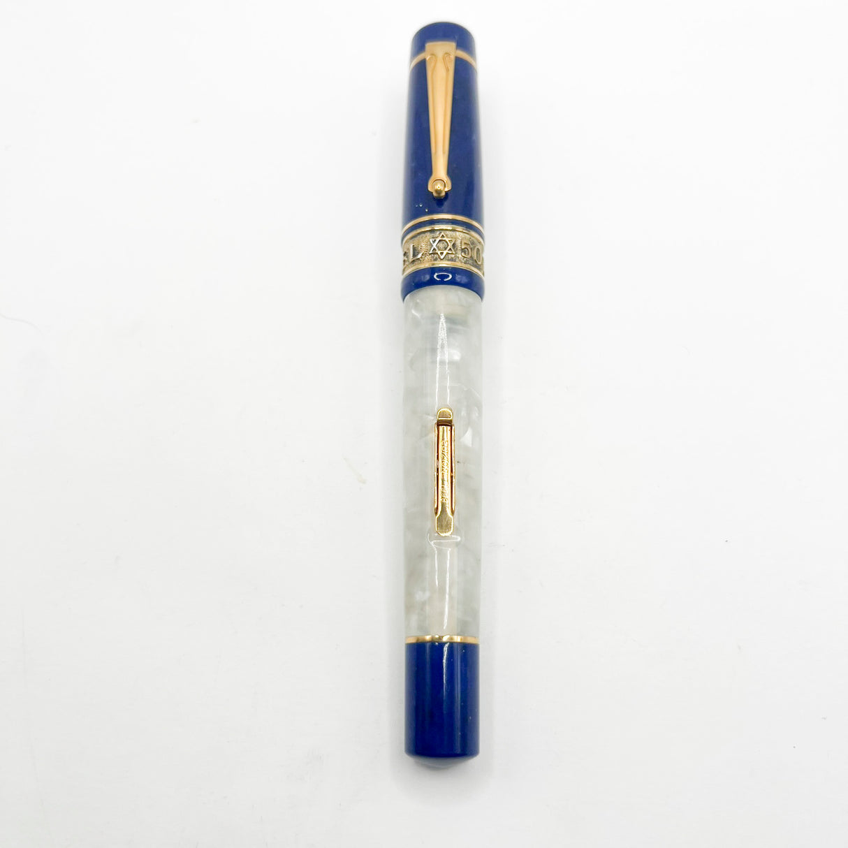 Delta Israel 50th Anniversary Gold Vermeil & Resin Limited Edition Fountain Pen  -  Medium 18kt Gold Nib