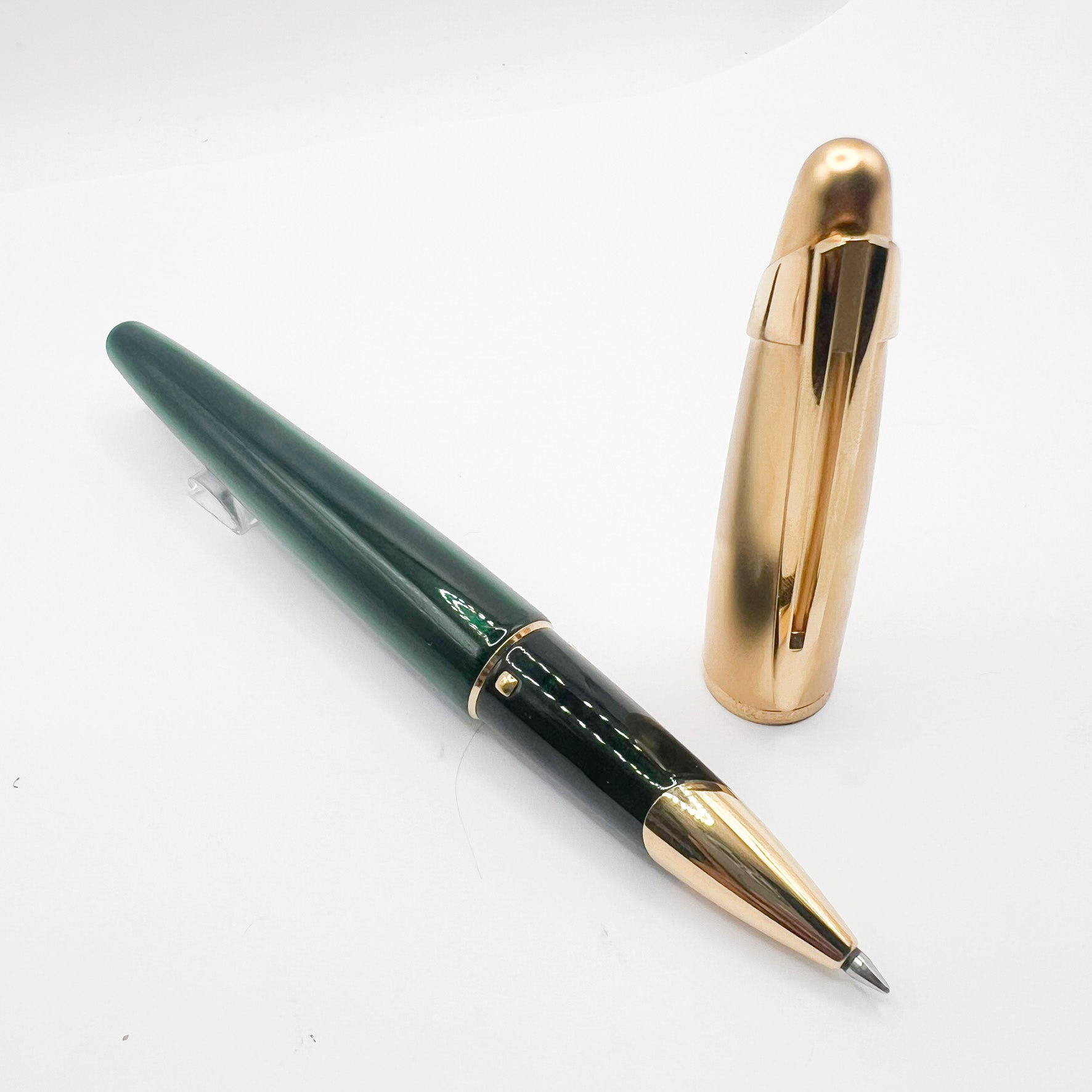 Waterman Edson Translucent Green Rollerball – Fountain Pen Hospital