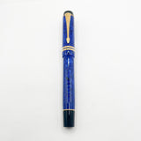 Parker Lapis Blue Duofold Centennial (Largest) Fountain Pen - Extra Fine 18kt Gold Nib