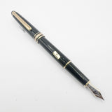 Montblanc Classique #144 Black Resin Fountain Pen - Medium 14kt Gold Nib