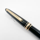 Montblanc Classique #144 Black Resin Fountain Pen - Medium 14kt Gold Nib