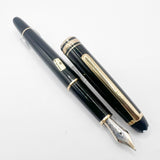 Montblanc Classique #144 Black Resin Fountain Pen - Medium 14kt Gold Nib