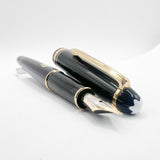 Montblanc Classique #144 Black Resin Fountain Pen - Medium 14kt Gold Nib