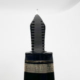 OMAS Blue/Black  #360 Oversized Triangulated Fountain Pen - Medium 18kt Gold Nib