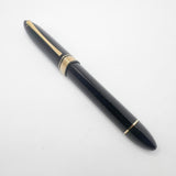 OMAS Blue/Black  #360 Oversized Triangulated Fountain Pen - Medium 18kt Gold Nib