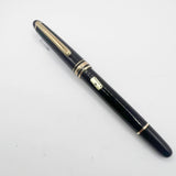 Montblanc Classique #144 Black Resin Fountain Pen - Medium 14kt Gold Nib
