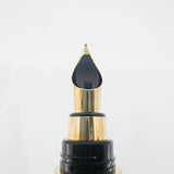 S. T. Dupont  Montparnasse Chairman Tortoiseshell Laque de Chine Fountain Pen - Fine 18kt Gold Nib - Rarely Found in MINT Condition!