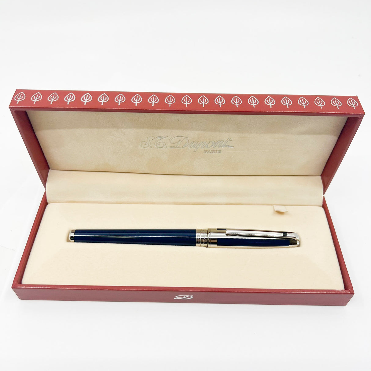 S. T. Dupont Grand Orpheo Theme Placed Midnight Blue Lacquer Rollerball