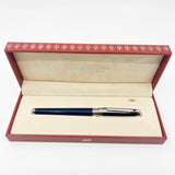 S. T. Dupont Grand Orpheo Theme Placed Midnight Blue Lacquer Rollerball