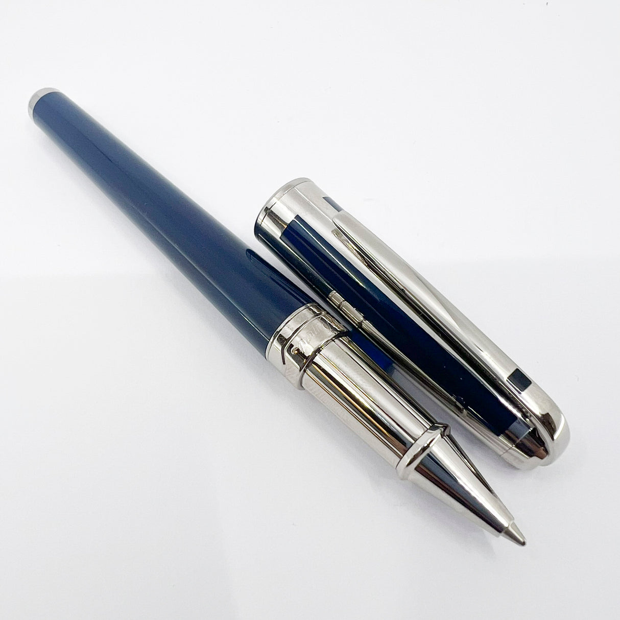 S. T. Dupont Grand Orpheo Theme Placed Midnight Blue Lacquer Rollerball