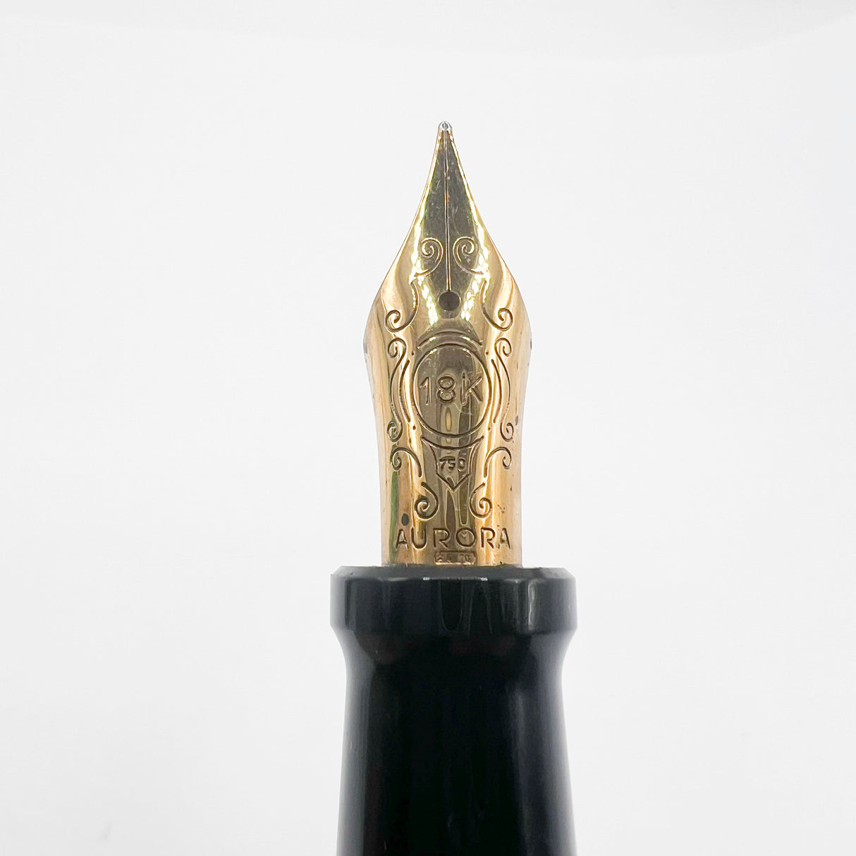 Aurora Optima Primavera Marbled Green Limited Edition Fountain Pen - Fine 18kt Gold Nib