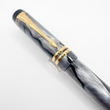 Parker Duofold Marbled Gray, Pearl & Black Rollerball