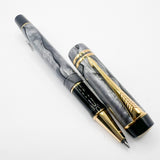 Parker Duofold Marbled Gray, Pearl & Black Rollerball