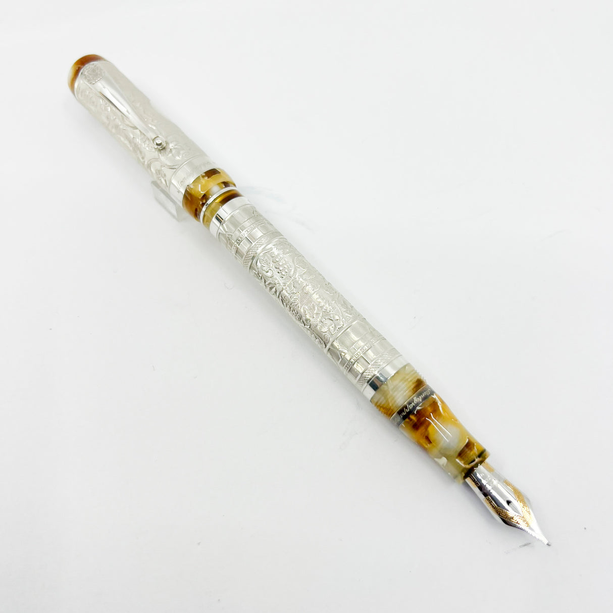 Montegrappa Limited Edition Fountain Pen for the Millenium of  Bassano del Grappa, the Home of Montegrappa   - Medium 18kt Gold Nib