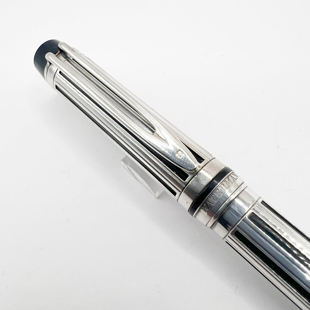 Waterman Night & Day Silver-Plated Fountain Pen - Fine 18kt Gold Nib