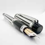 Waterman Night & Day Silver-Plated Fountain Pen - Fine 18kt Gold Nib