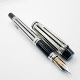 Waterman Night & Day Silver-Plated Fountain Pen - Fine 18kt Gold Nib