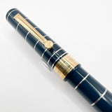 OMAS Dark Blue Marconi Limited Edition Fountain Pen  - Fine 18kt Gold Nib