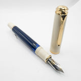 Pelikan M800 Special Edition Midnight Blue/Cream Fountain Pen - Flexible Medium 14kt Gold Nib