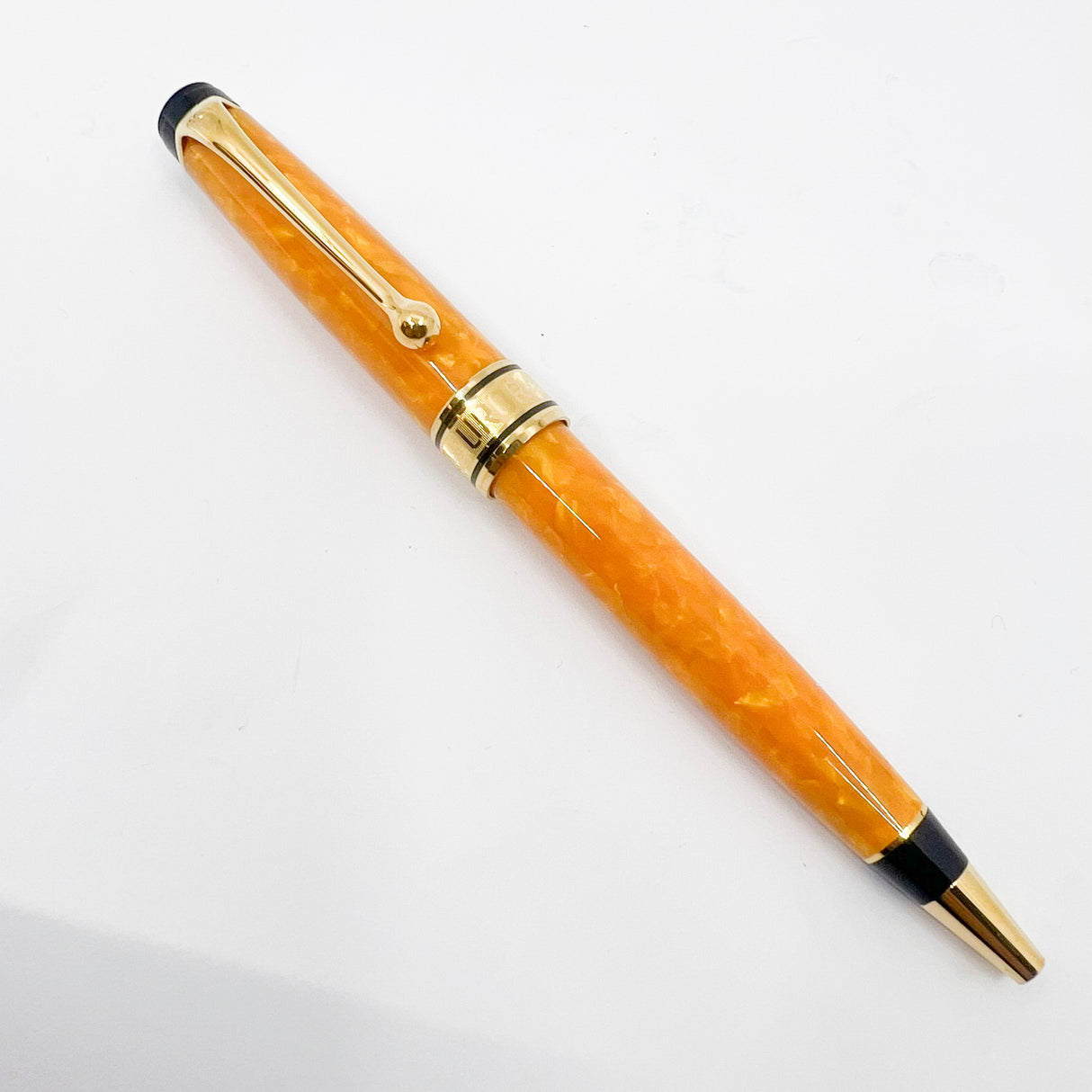 Aurora Sole Marbled Orange Limited Edition  Ballpoint Pen