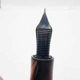 Visconti Medici "Briarwood" Facetted Fountain Pen - Extra Fine 18kt Gold Nib