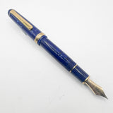 Platinum 3776 Century Celluloid Midnight Ocean Blue Fountain Pen - Broad 18kt Gold Nib