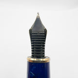 Platinum 3776 Century Celluloid Midnight Ocean Blue Fountain Pen - Broad 18kt Gold Nib