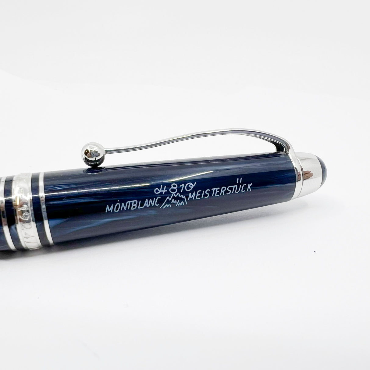 Montblanc Meisterstuck "Origin" Fluid Blue Midsize Ballpoint Pen Celebrating the 100th Anniversary of the Meisterstuck
